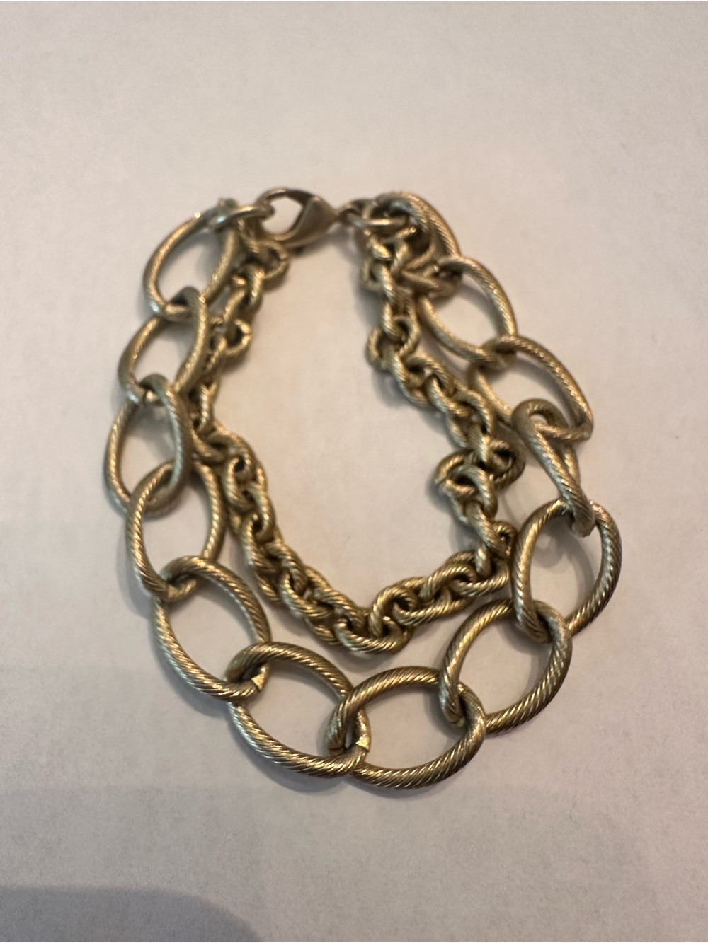 Premier Design Gold-Tone Double Chain Statement Bracelet - Women Jewelry